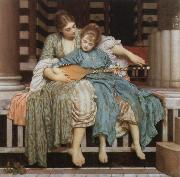 Lord Frederic Leighton the music lesson china oil painting reproduction